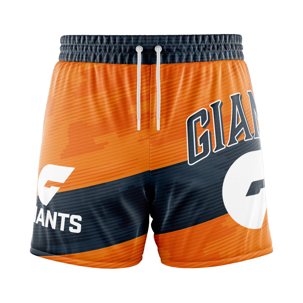 AFL GWS Giants 'Barrel' Board Shorts - Youth - Ashtabula