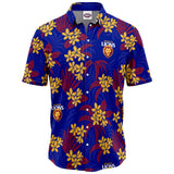 AFL Brisbane Lions 'Reef' Hawaiian Shirt - Ashtabula