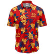AFL Gold Coast Suns 'Reef' Hawaiian Shirt - Ashtabula