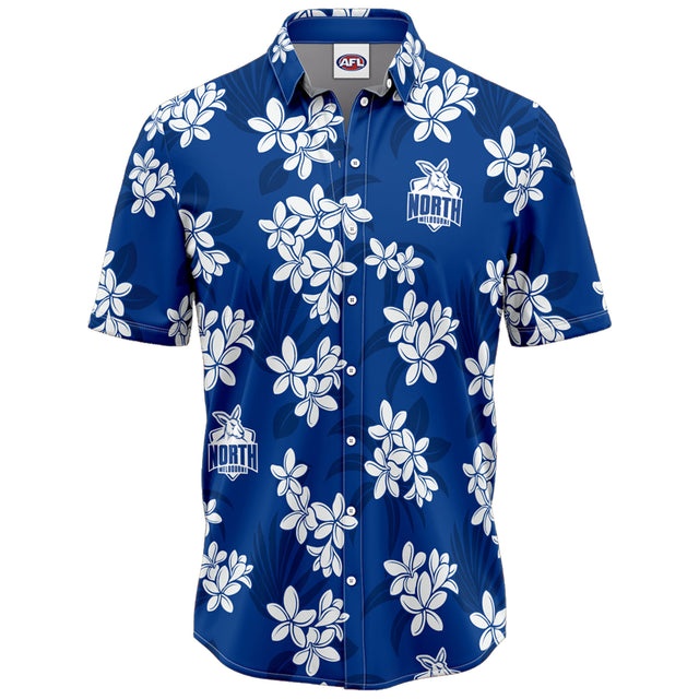 AFL North Melbourne 'Reef' Hawaiian Shirt - Ashtabula