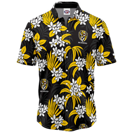 AFL Richmond Tigers 'Reef' Hawaiian Shirt - Ashtabula