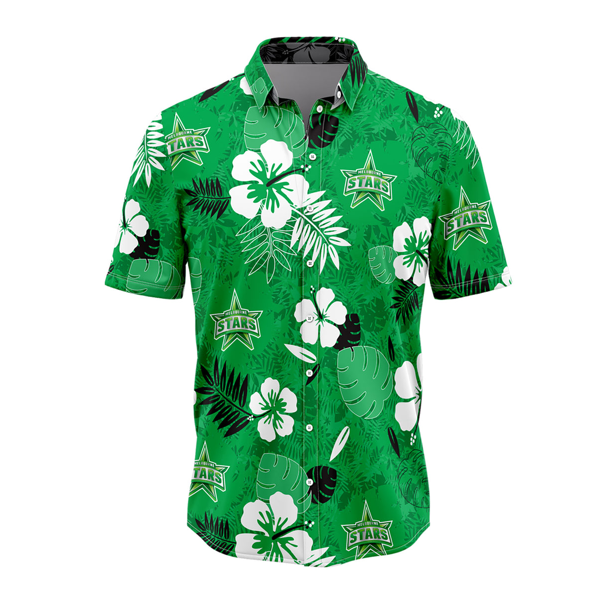 BBL Melbourne Stars 'Wildside' Hawaiian Shirt - Ashtabula