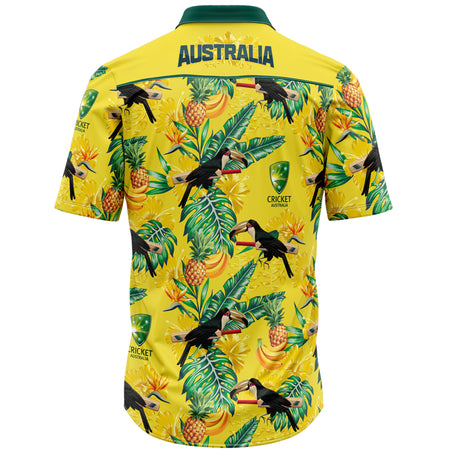 Cricket Australia 'Toucan Screamer' Hawaiian Shirt - Ashtabula