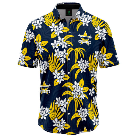 NRL Cowboys 'Reef' Hawaiian Shirt - Ashtabula