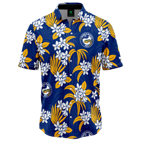 NRL Eels 'Reef' Hawaiian Shirt - Ashtabula