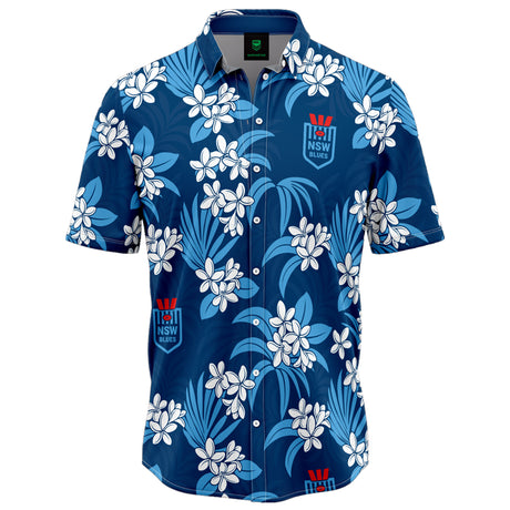 NSW Blues 'Reef' Hawaiian Shirt - Ashtabula