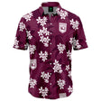 QLD Maroons 'Reef' Hawaiian Shirt - Ashtabula
