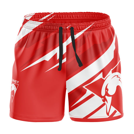 AFL Sydney Swans 'Ignition' Board Shorts - Youth - Ashtabula