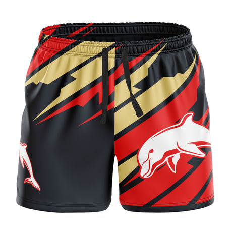 NRL Dolphins Ignition' Board Shorts Youth - Ashtabula