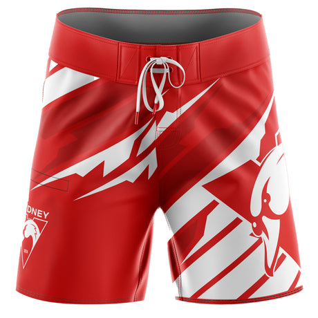 AFL Sydney Swans 'Ignition' Board Shorts - Ashtabula