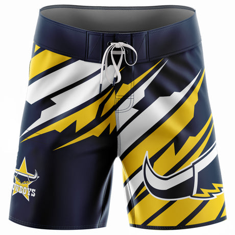 NRL Cowboys Ignition' Board Shorts - Adult - Ashtabula