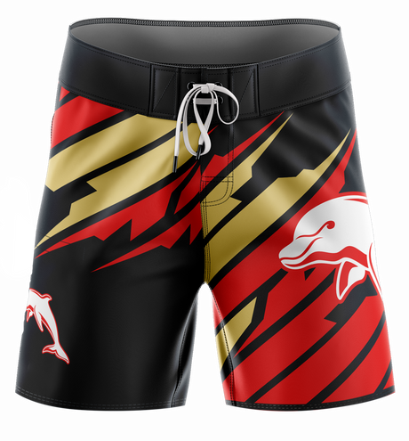 NRL Dolphins Ignition' Board Shorts Youth - Ashtabula