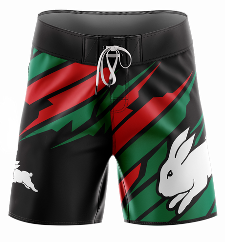 NRL Rabbitohs 'Ignition' Board Shorts Youth - Ashtabula