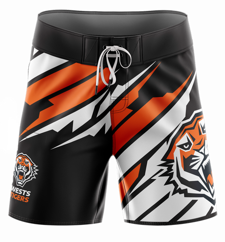 NRL Wests Tigers 'Ignition' Board Shorts - Ashtabula