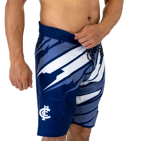 AFL Carlton 'Ignition' Board Shorts - Ashtabula