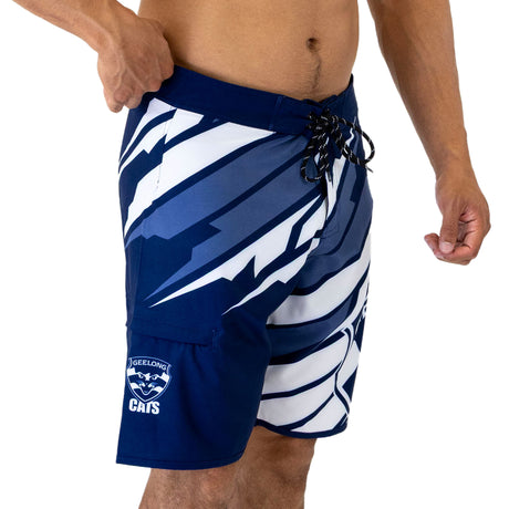 AFL Geelong Cats 'Ignition' Board Shorts - Ashtabula