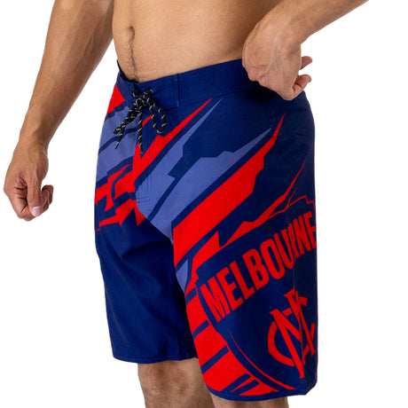 AFL Melbourne Demons 'Ignition' Board Shorts - Ashtabula
