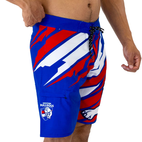 AFL Western Bulldogs 'Ignition' Board Shorts - Ashtabula