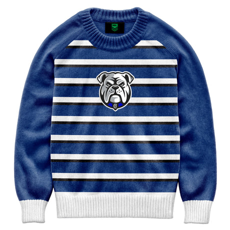 NRL Bulldogs 'Crossbar' Kids Jumper - Ashtabula