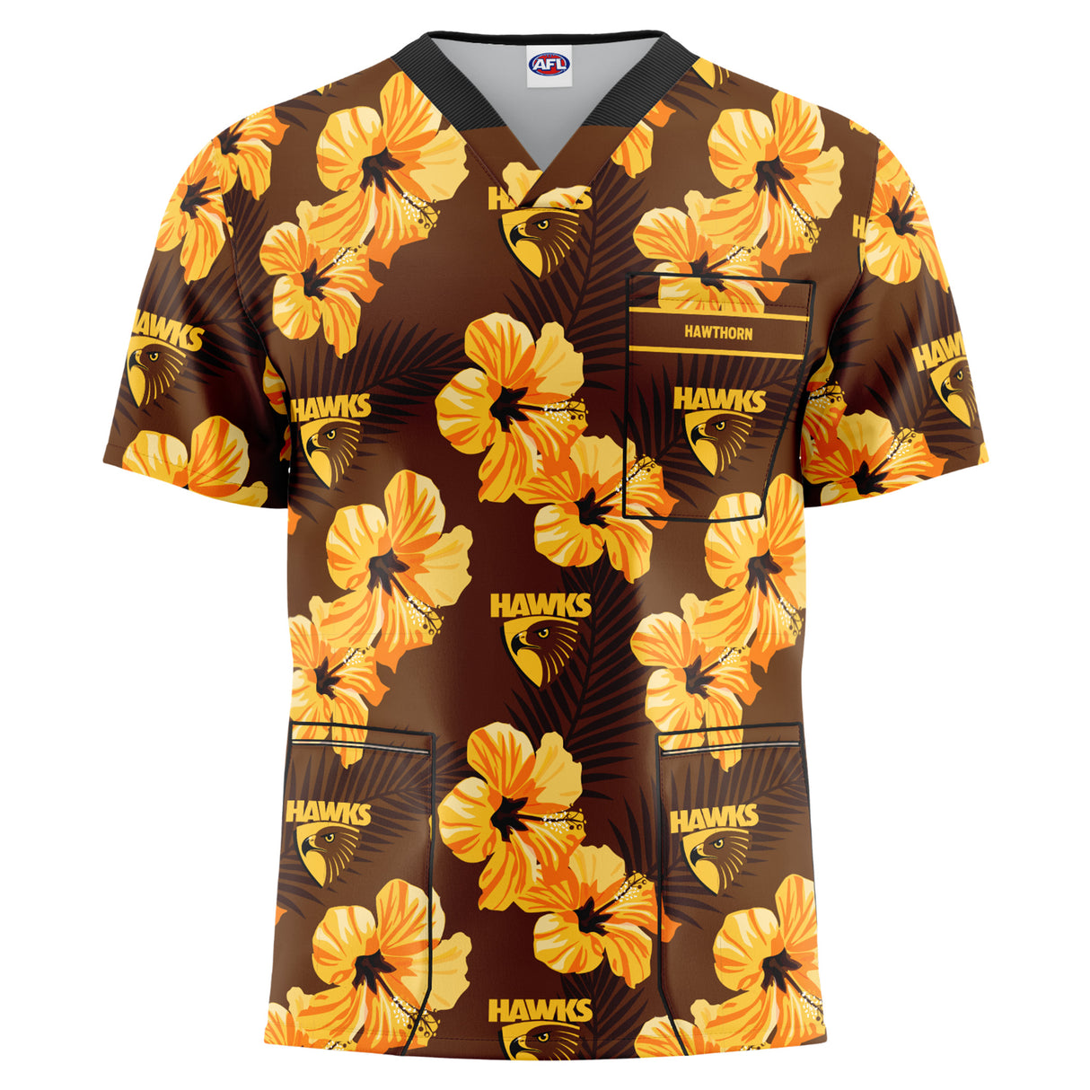 AFL Hawthorn 'North Shore' Scrubs - Ashtabula