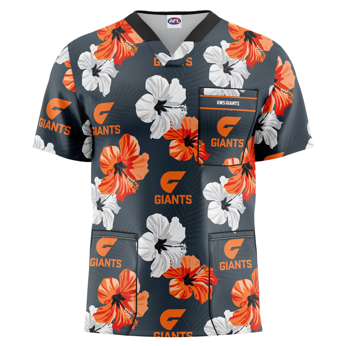 AFL GWS Giants 'North Shore' Scrubs - Ashtabula