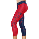 AFL Melbourne Demons 'Siren' Leggings - Ashtabula