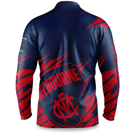 AFL Melbourne Demons 'Ignition' Fishing Shirt - Youth - Ashtabula