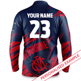 AFL Melbourne Demons 'Ignition' Fishing Shirt - Adult - Ashtabula