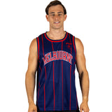 AFL Melbourne Demons 'Harlem' Basketball Singlet - Adult - Ashtabula