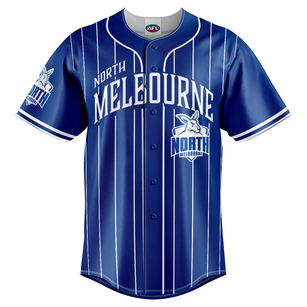 AFL North Melbourne 'Slugger' Baseball Shirt - Ashtabula