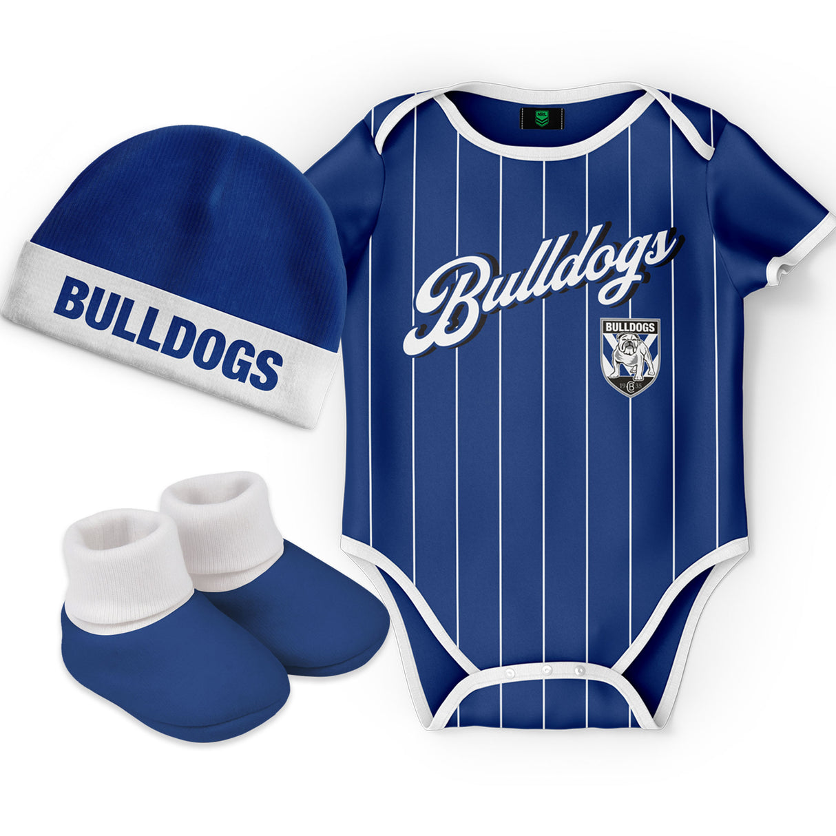 NRL Bulldogs 'Lullaby' 3pc Gift Set - Ashtabula