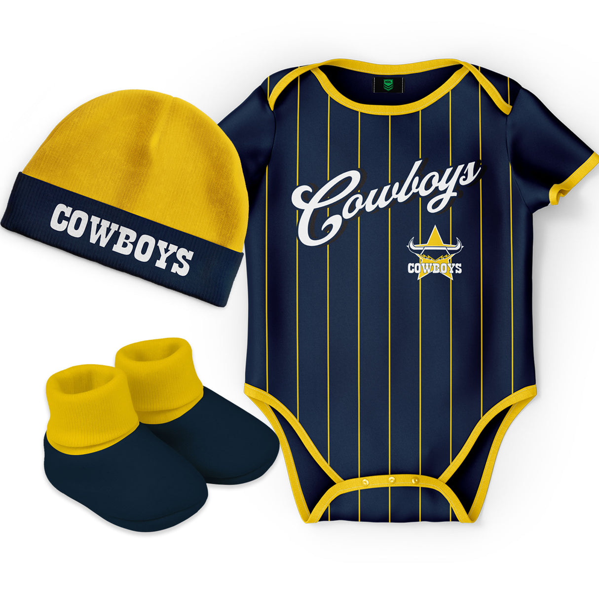 NRL Cowboys 'Lullaby' 3pc Gift Set - Ashtabula