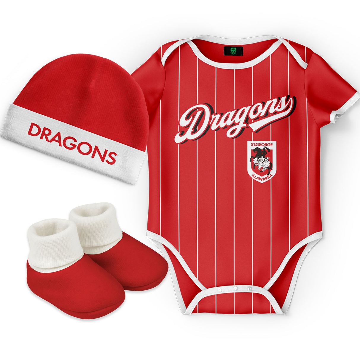 NRL Dragons  'Lullaby' 3pc Gift Set - Ashtabula