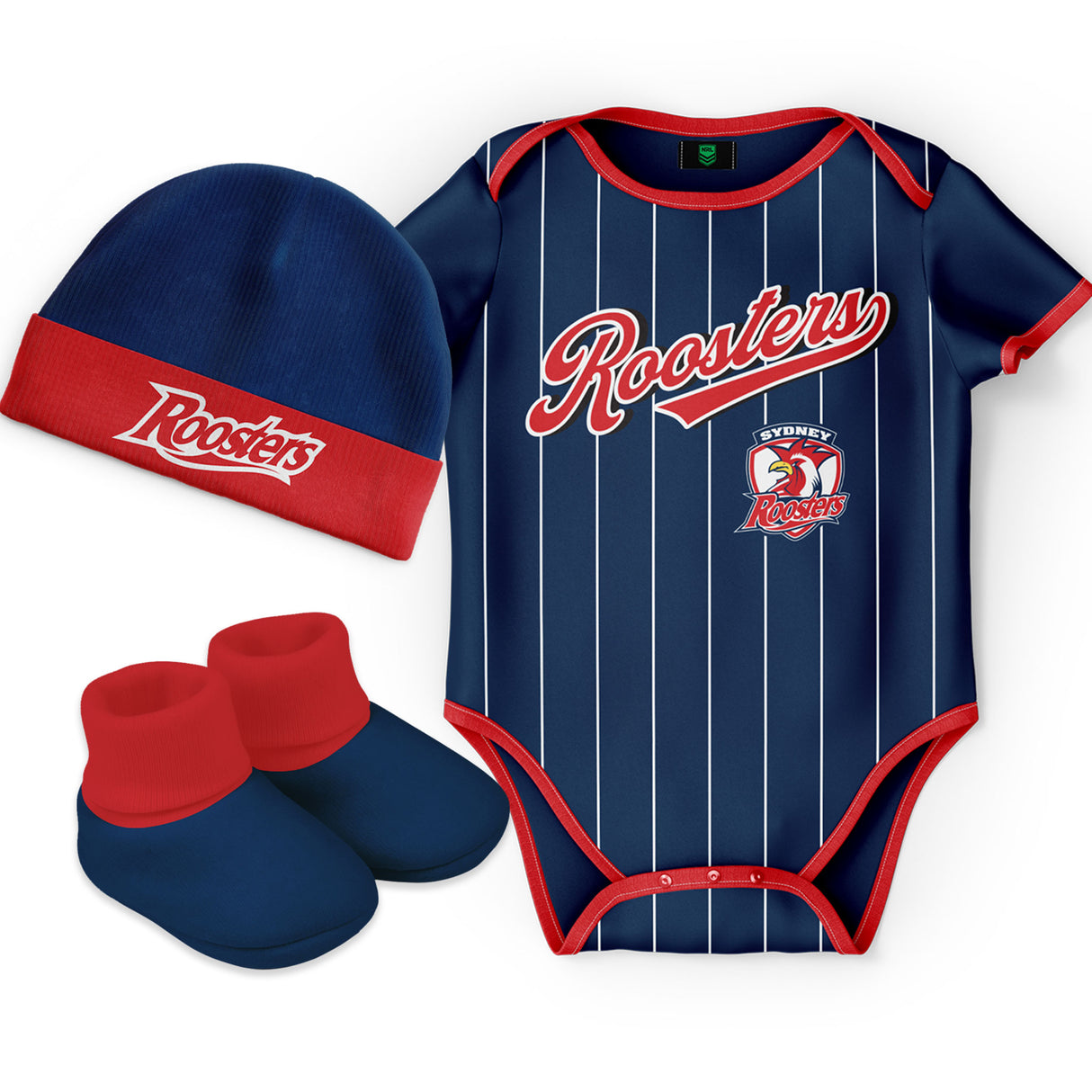 NRL Roosters  'Lullaby' 3pc Gift Set - Ashtabula