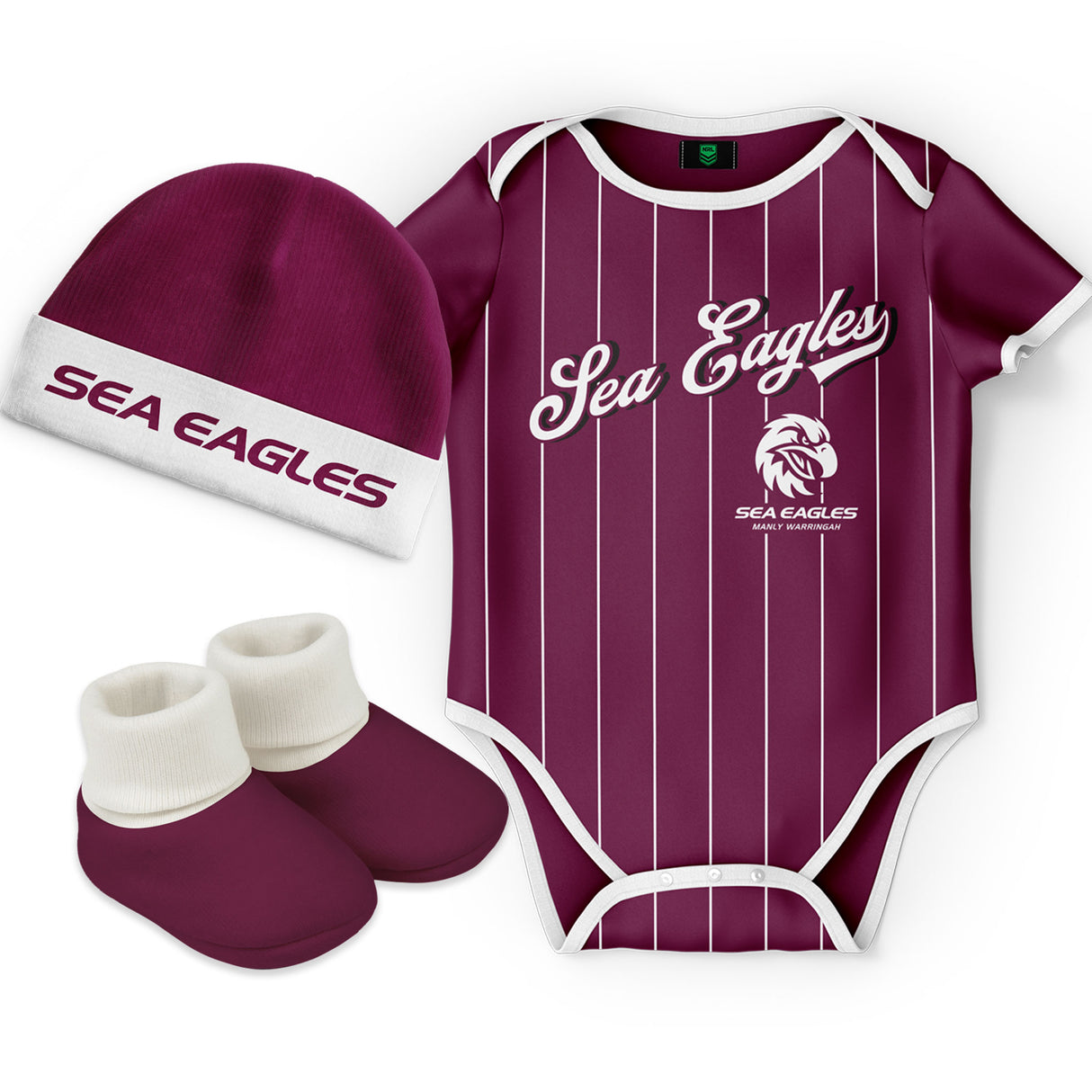 NRL Sea Eagles 'Lullaby' 3pc Gift Set - Ashtabula