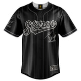 NRL Storm Blackout Baseball Shirt