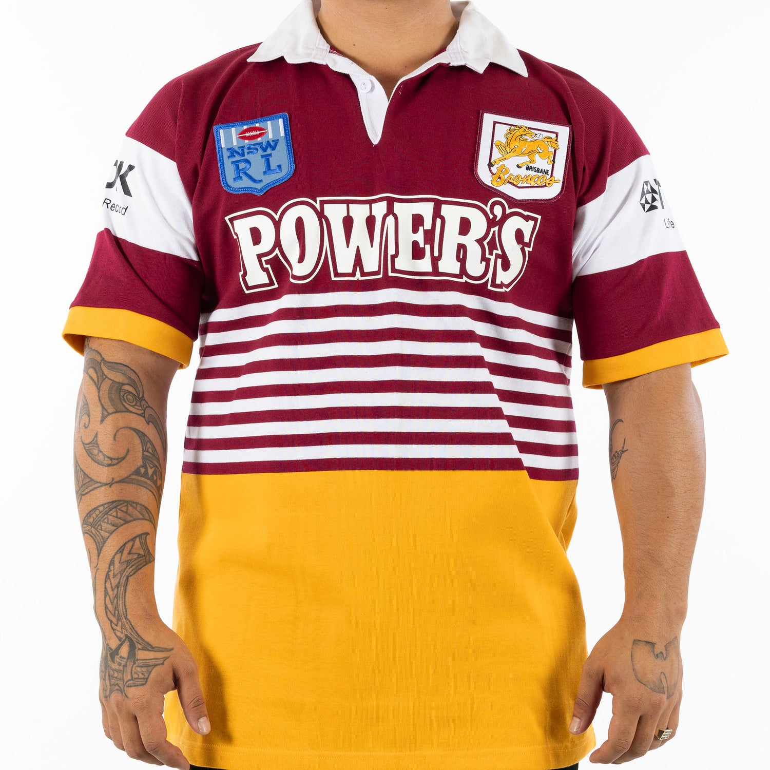 NRL Broncos Retro Jersey 1992 S - Main Image