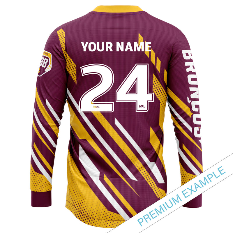 NRL Broncos 'Blitz' MX Jersey - Ashtabula