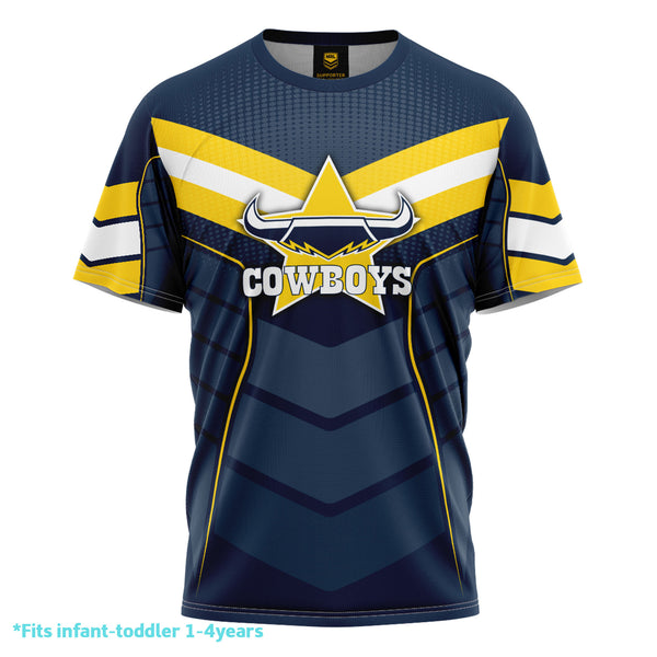 NRL Cowboys 'Chevron' Kids Tee - Ashtabula