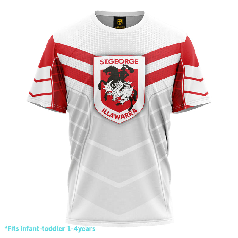 NRL Dragons 'Chevron' Kids Tee