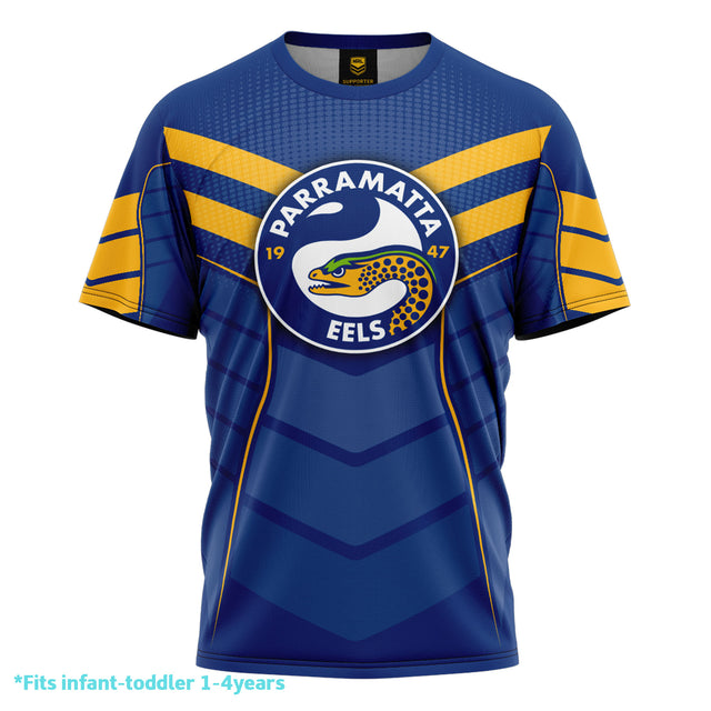 NRL Eels 'Chevron' Kids Tee - Ashtabula