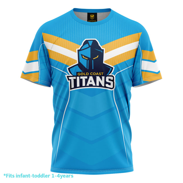 NRL Titans 'Chevron' Kids Tee - Ashtabula