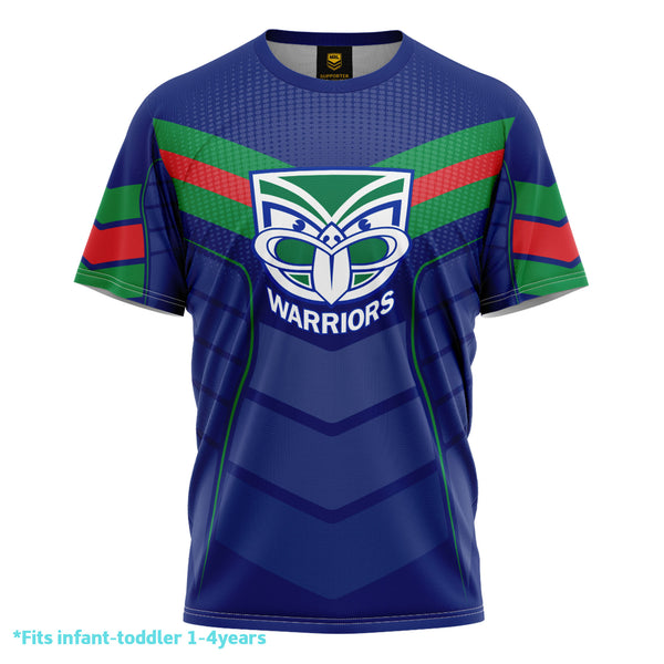 NRL Warriors 'Chevron' Kids Tee - Ashtabula
