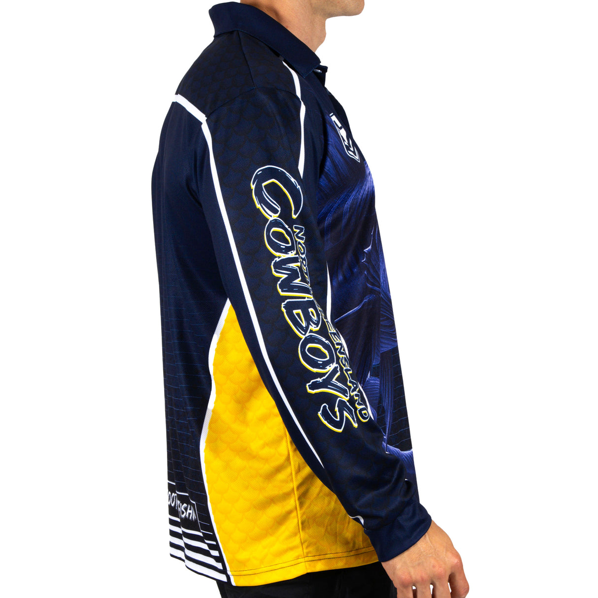 NRL Cowboys 'Barracuda' Fishing Shirt - Adult - Ashtabula