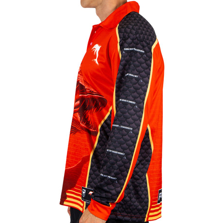 NRL Dolphins 'Barracuda' Fishing Shirt - Adult - Ashtabula
