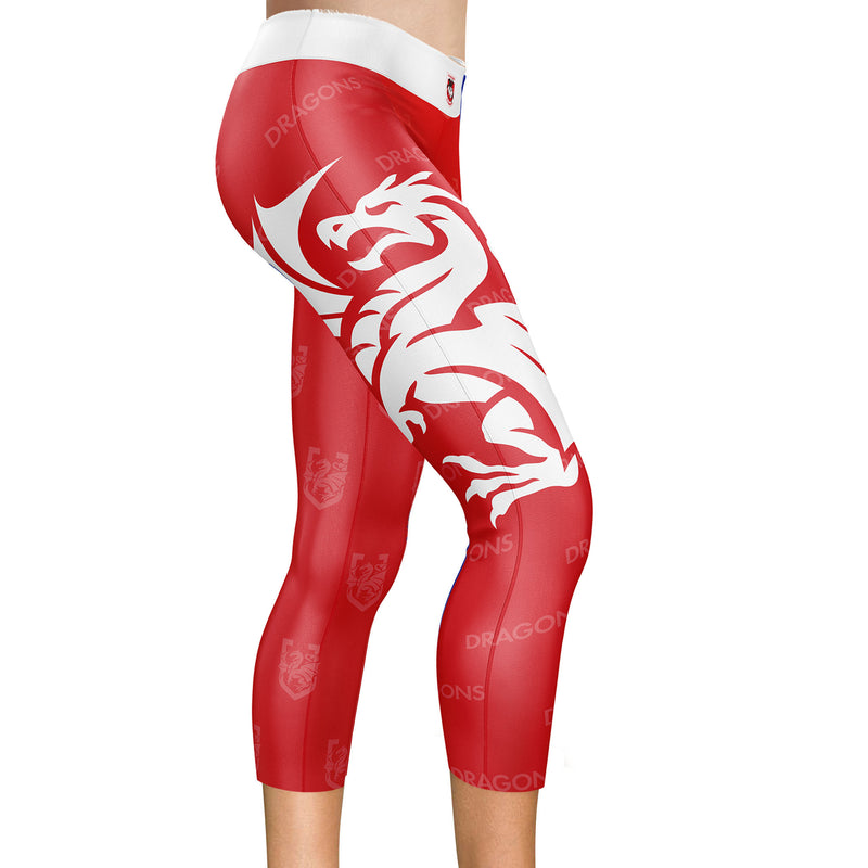 NRL Dragons 'Siren' Leggings - Ashtabula