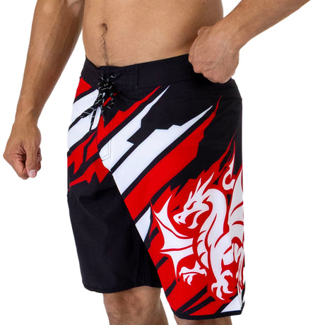 NRL Dragons Ignition' Board Shorts - Adult - Ashtabula