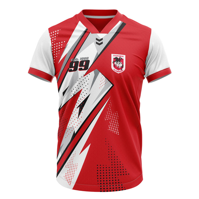 NRL Dragons 'Thunderstruck' Kids Tee - Ashtabula