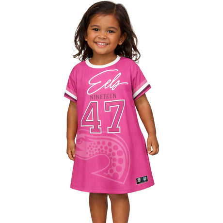 NRL Eels 'Fuchsia Force' T-Shirt Dress - Ashtabula