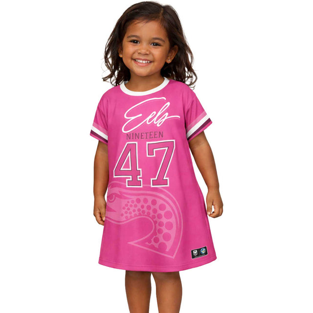 NRL Eels 'Fuchsia Force' T-Shirt Dress - Ashtabula